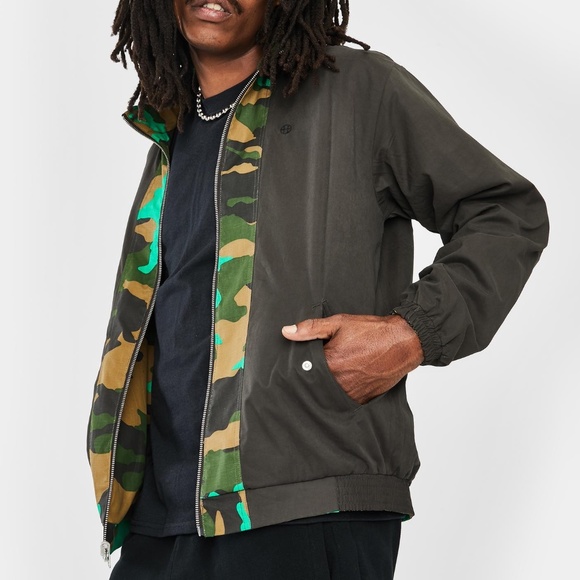 NWT HUF Cambridge Harrington Jacket Camo - Picture 2 of 3